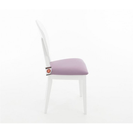 Стул Коломбо Эмаль белая, нитро пурпл