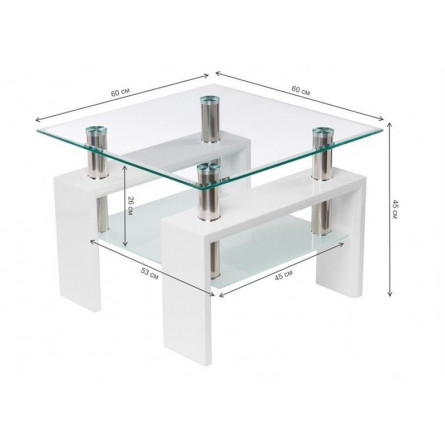 Журнальный стол ST-052 white