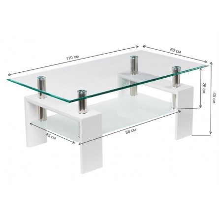 Журнальный стол CT1-052 white