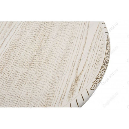 Журнальный стол Бернард молочный с золотой патиной