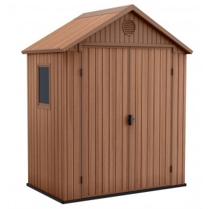 Пластиковый Сарай Дарвин 6х4 (Darwin 6x4), коричневый