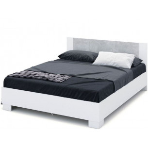 Кровать «Аврора» 160*200 (основание ЛДСП), Белый/Ателье...