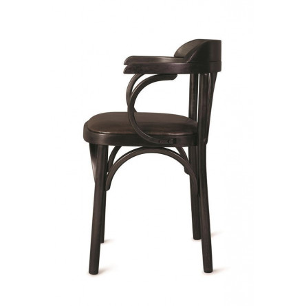 Стул Венский мягкий (венге, экокожа коричневая)
