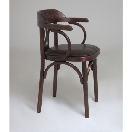 Стул Венский мягкий (темный тон, экокожа...