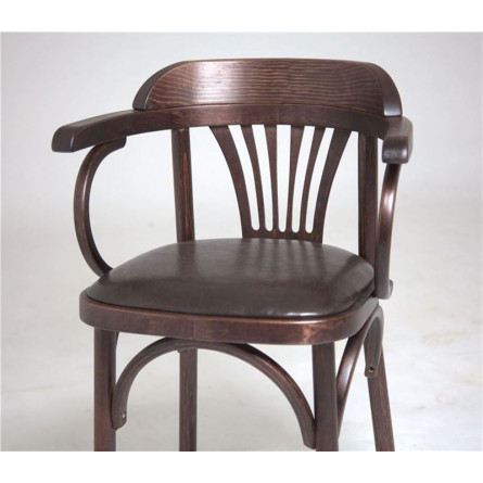 Стул Венский мягкий (темный тон, экокожа...