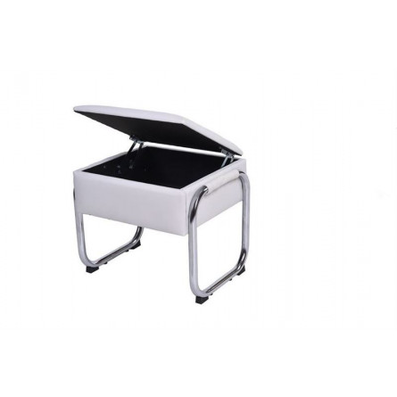 Пуф "Рико" (Берн) белый