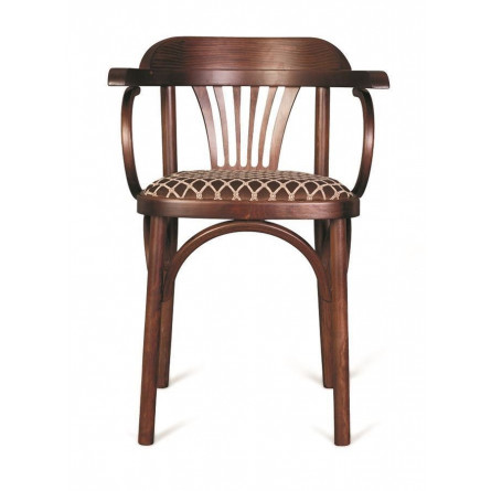 Стул Венский мягкий (темный тон, ткань 3 brown)