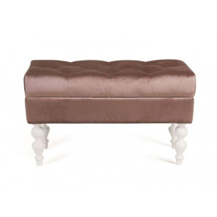 Банкетка Виктория (эмаль белая / 24 - розовый)