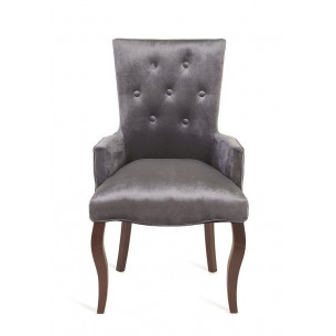 Кресло Виктория (темный тон / 36 - голубовато-серый)