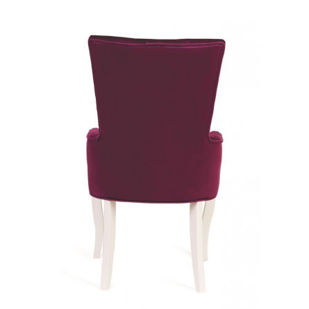 Кресло Виктория (эмаль белая / 26 - темно-розовый)