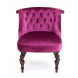 Кресло Бархат (темный тон / 26 - темно-розовый)