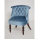 Кресло Бархат (темный тон / 9 - небесно-голубой)