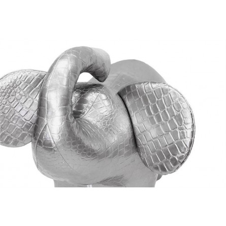 Пуф Слон №2 (Серебристый)