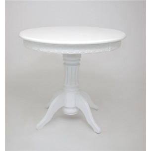 Стол "Милорд" (90 х120 + юбка) Белый
