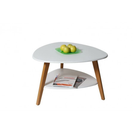 Стол журнальный "Бруклин" (белый)