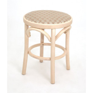 Табурет Венский мягкий (беленый дуб, ткань 1 beige)