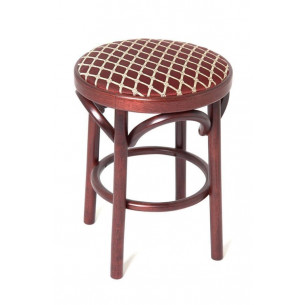 Табурет Венский мягкий (махагон, ткань)