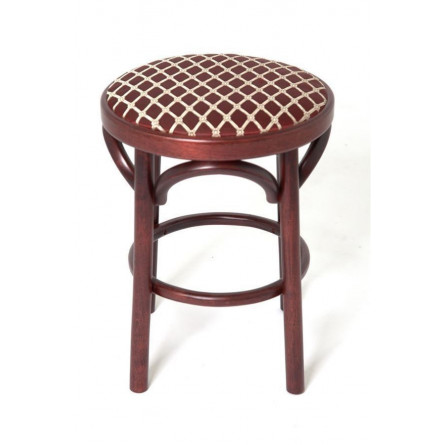 Табурет Венский мягкий (махагон, ткань)