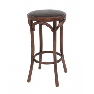 Табурет барный 650 Венский мягкий (темный тон, экокожа...