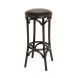Табурет барный 750 Венский мягкий (венге, экокожа коричневая)