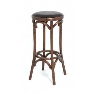 Табурет барный 750 Венский мягкий (темный тон, экокожа...