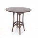 Стол обеденный круглый Зальцбург-0080 (темный тон)