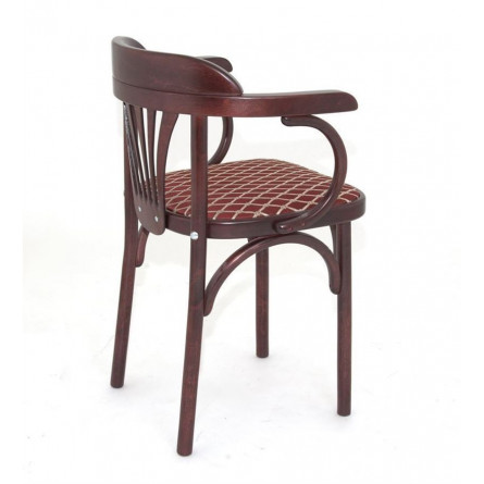 Стул Венский мягкий (махагон, ткань 4 bordo)