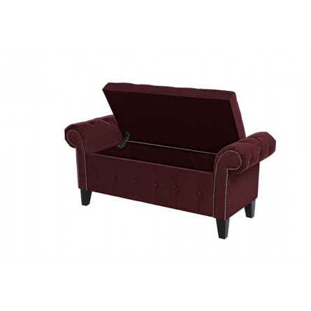 Пуф "Толедо" (Торокс) бордовый