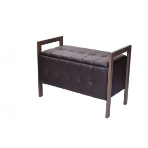 Пуф "Луго" (Леон) коричневый