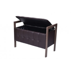 Пуф "Луго" (Леон) коричневый