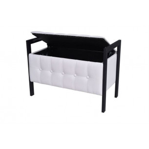 Пуф "Луго" (Леон) белый