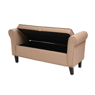 Пуф "Ринкон" (Морган) бежевый кожзам