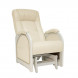 Кресло гляйдер Мод.48 (Дунди-112/Дуб шампань) Бежевый