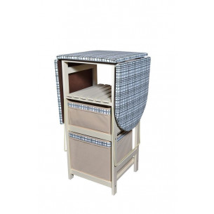 Комод гладильный Т-1М (Слоновая кость/обивка ткань №18)