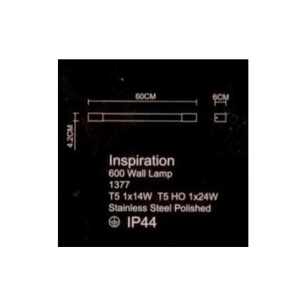 Настенная лампа арт. 1377 (Т5, 1х14W)