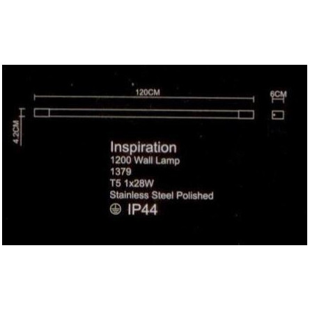 Настенная лампа арт. 1379 (Т5, 1х28W)