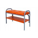 Скамейка с полкой для обуви Практик-7 (Порту-7/Оранжевый)