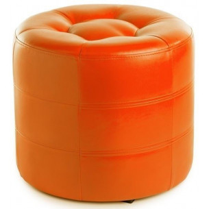 Пуф круглый ПФ-7 (Оранжевый)