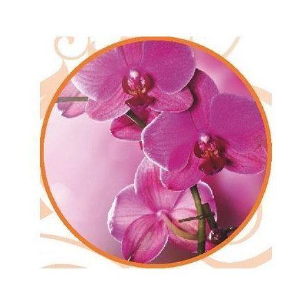 Стол обеденный Стекло круглый ФФ-56-ПВХ/ноги хром