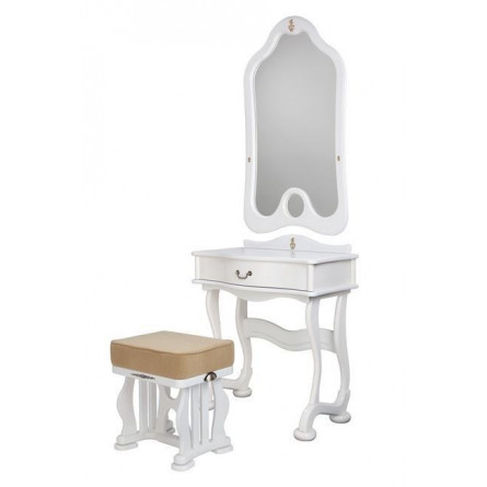 Банкетка Джульетта (Молочный дуб/Крем/ткань) Вис