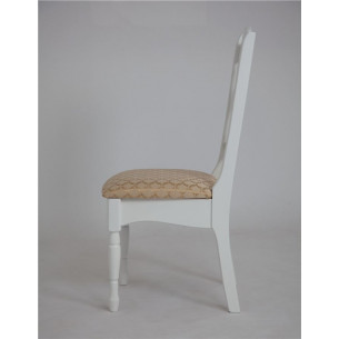 Стул Арфа (массив березы/ткань) Белый