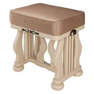 Банкетка Джульетта (Дуб шампань/Крем/ткань) Вис