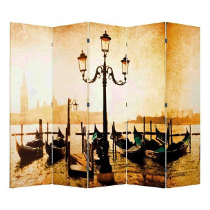 Ширма 1201-5 "Набережная Венеции" (5 панелей)