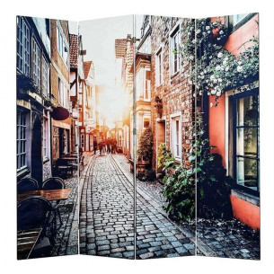 Ширма 1407-4 "Старый город" (4 панели)