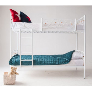 Двухъярусная кровать Валерия-DD (90х200) (Белый)