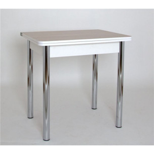 Стол обеденный ЛС-831 (ЛДСП/Ясень шимо св/ ноги Хром/...