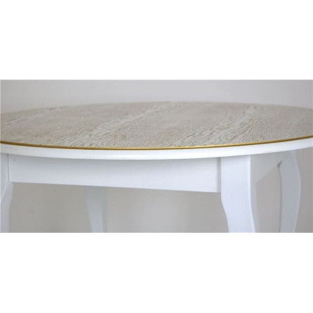 Стол обеденный "1000-D" (круглый/ матовый +...