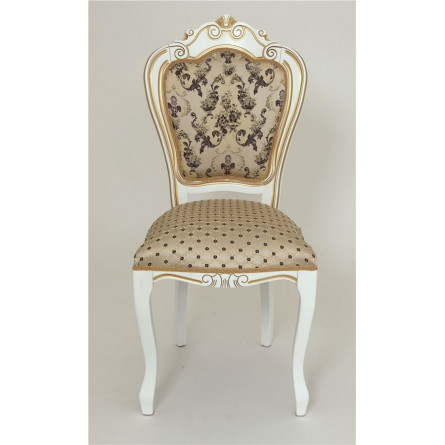 Стул "Кардинал" п/м (Белый матовый/ткань CREAM...