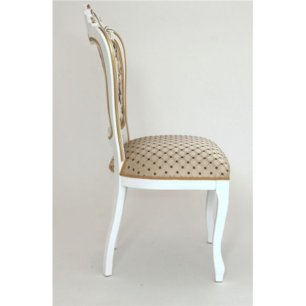 Стул "Кардинал" п/м (Белый матовый/ткань CREAM...