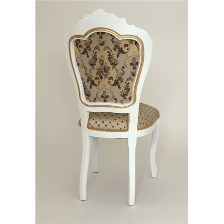 Стул "Кардинал" п/м (Белый матовый/ткань CREAM...